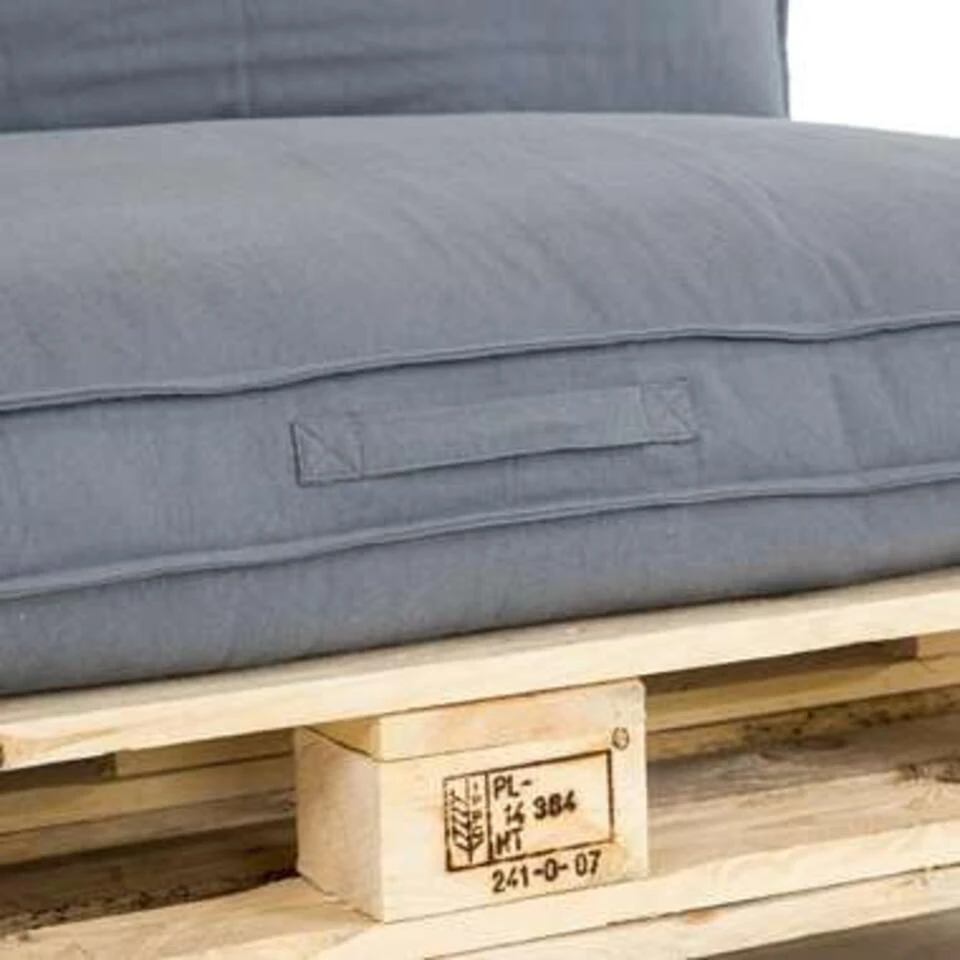 Unique Living Palletkussen Luana Donker Grijs - 120x80 Cm 5 Unique Living Palletkussen Luana Donker Grijs - 120x80 Cm - Afbeelding 3