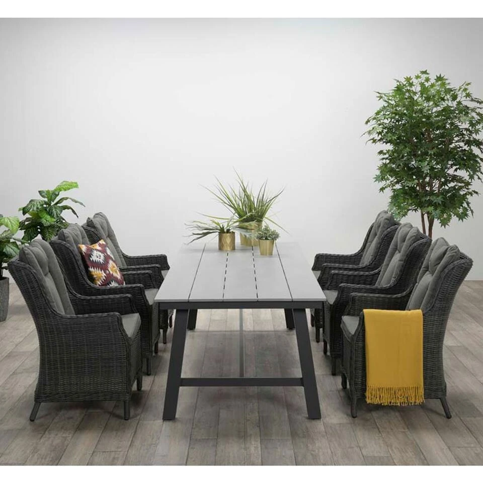 Garden Impressions Moreno Tuintafel 250x100 Cm Royal Grey 4 Garden Impressions Moreno Tuintafel 250x100 Cm Royal Grey - Afbeelding 2