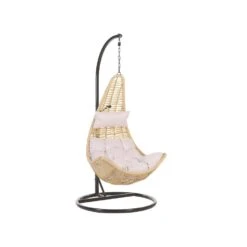 Beliani Hangstoel ATRI - Beige Pe Rotan