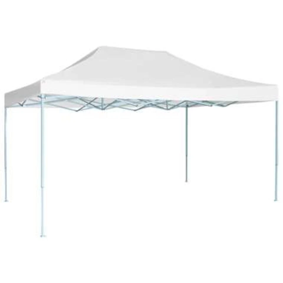 VidaXL Partytent Inklapbaar 3x4,5 M Wit 3 VidaXL Partytent Inklapbaar 3x4,5 M Wit