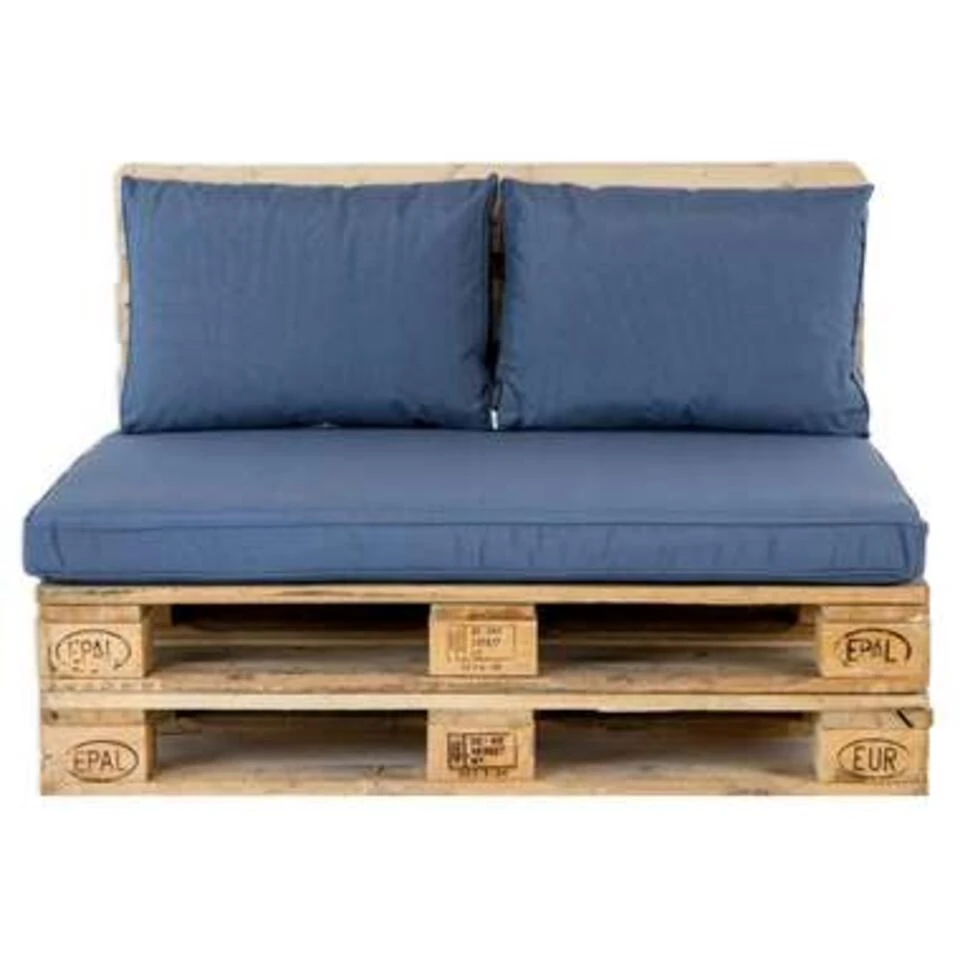 Madison Palletkussenset Lounge Blauw - 3 Delig 6 Madison Palletkussenset Lounge Blauw - 3 Delig - Afbeelding 4