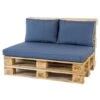 Madison Palletkussenset Lounge Blauw - 3 Delig -Tuin & Buiten 1812809511