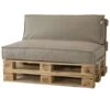 2L Home & Garden Rugkussen Metro Lounge Beige - 120 X 40cm -Tuin & Buiten 1830235233