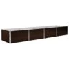 VidaXL Plantenbak Verhoogd 320x80x45 Cm Gegalvaniseerd Staal Bruin 1 VidaXL Plantenbak Verhoogd 320x80x45 Cm Gegalvaniseerd Staal Bruin -Tuin & Buiten 1837796579