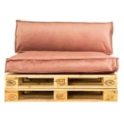 2L Home & Garden Palletkussen Velvet Oud Roze - 120 X 40cm 8 2L Home & Garden Palletkussen Velvet Oud Roze - 120 X 40cm -Tuin & Buiten 1875070339 0102