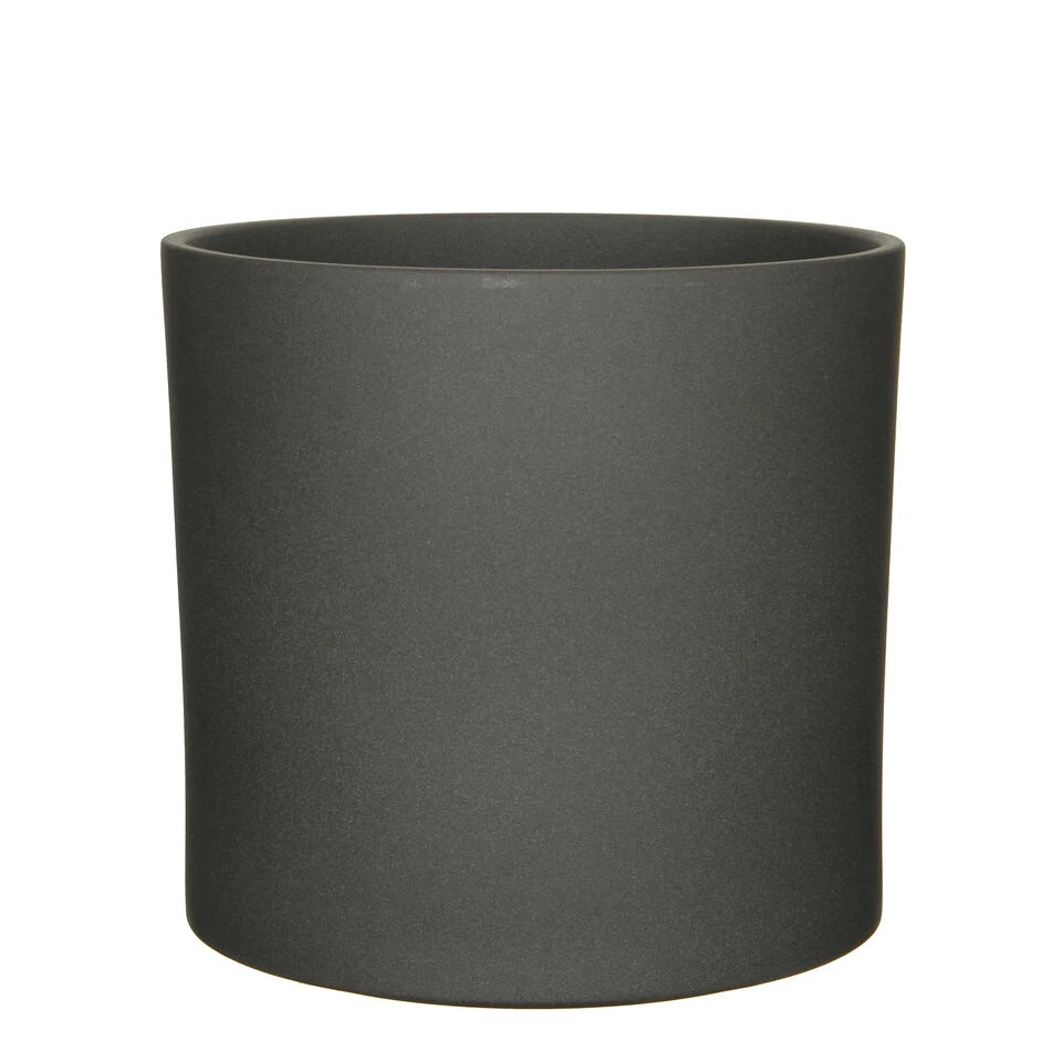 Mica Decorations Era Bloempot - H31 X Ø32,5 Cm - Donkergrijs 3 Mica Decorations Era Bloempot - H31 X Ø32,5 Cm - Donkergrijs