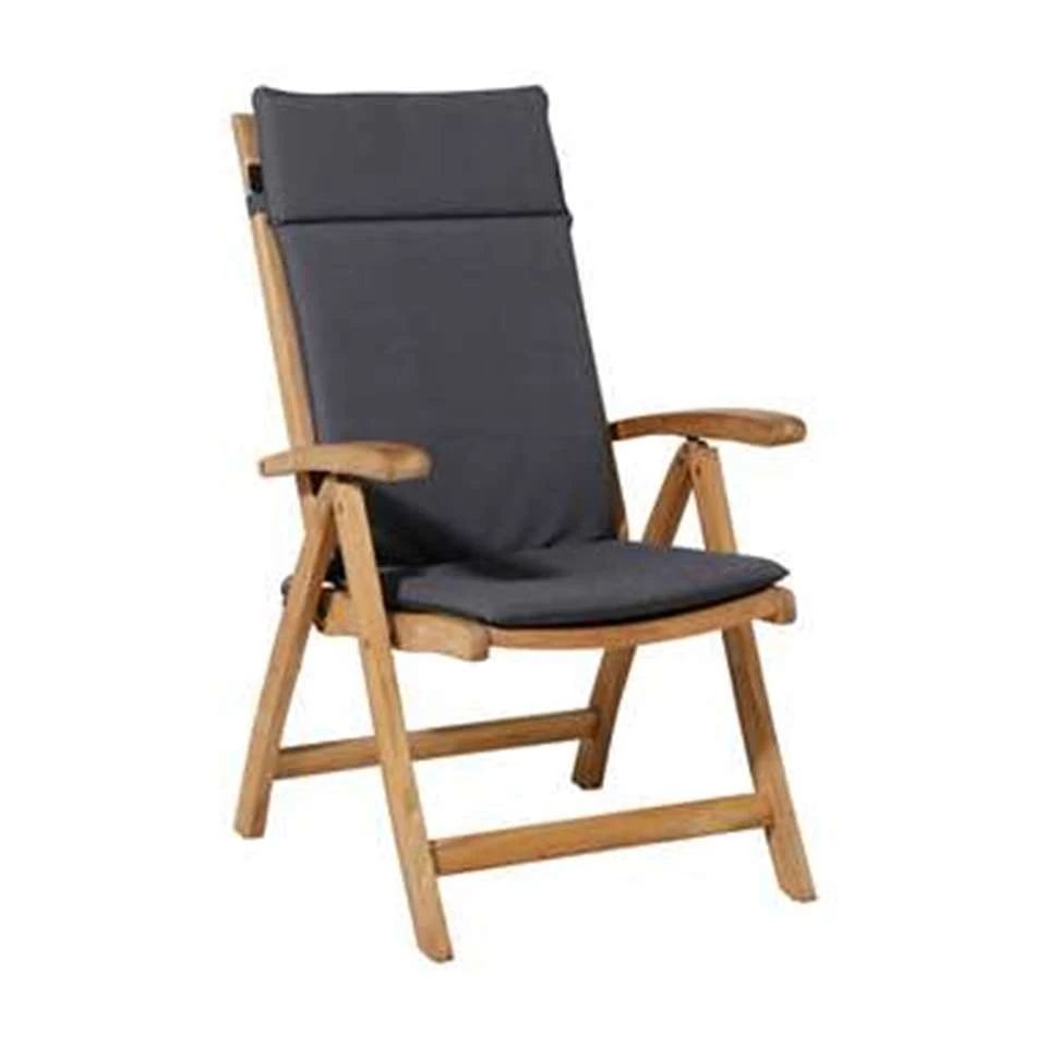 Madison Tuinstoelkussen Hoge Rug Outdoor Panama Grijs 6 Madison Tuinstoelkussen Hoge Rug Outdoor Panama Grijs - Afbeelding 4