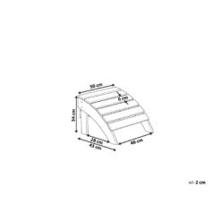 Beliani Voetenbankje ADIRONDACK - Lichte Houtkleur Kunsthout -Tuin & Buiten 1cb65d89849d4e14a3c2ea8858ffd361 3