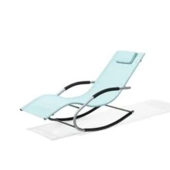 Beliani Tuinligstoel CARANO - Groen Staal, Textiel 9 Beliani Tuinligstoel CARANO - Groen Staal, Textiel -Tuin & Buiten 1d4f33968a4542058de685c16f345cdc