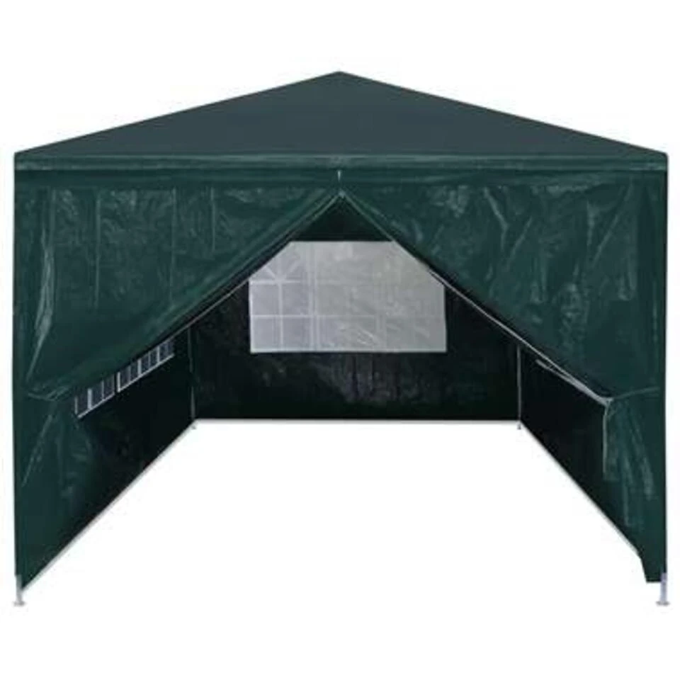 VidaXL Partytent 3x6 M Groen 5 VidaXL Partytent 3x6 M Groen - Afbeelding 3