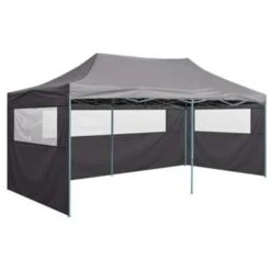 VidaXL Partytent Met 4 Zijwanden Inklapbaar 3x6 M Staal Antraciet 8 VidaXL Partytent Met 4 Zijwanden Inklapbaar 3x6 M Staal Antraciet -Tuin & Buiten 25438d914ffa4a27a2c837746a2816c7