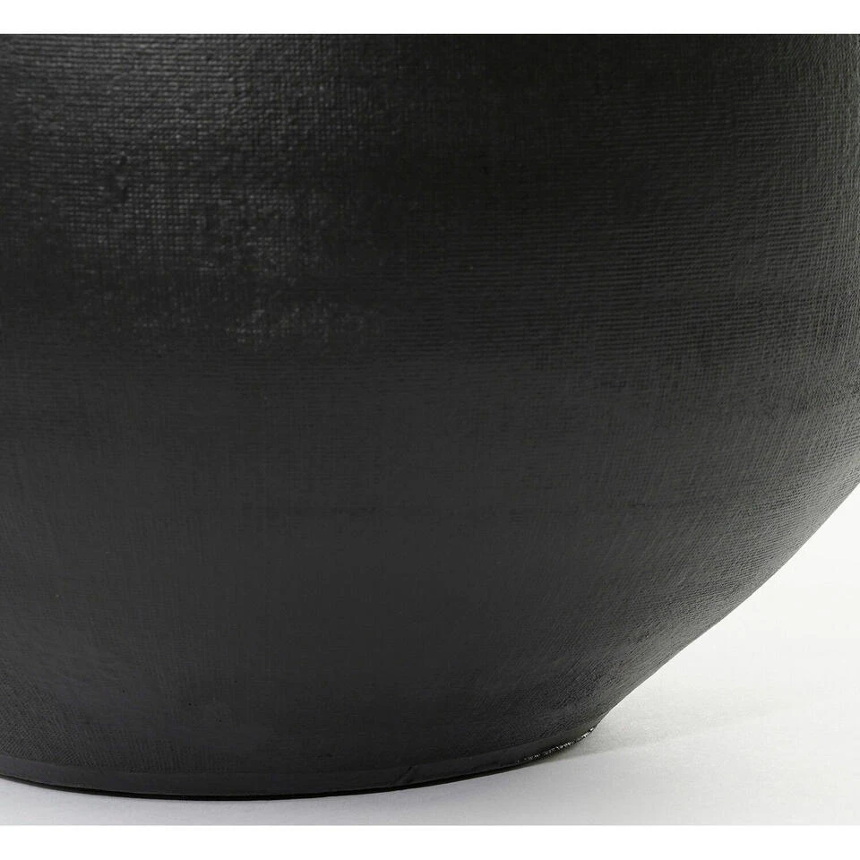 Mica Decorations Bloempot Boule - Mat Zwart - Keramiek - 20 X 18 Cm 4 Mica Decorations Bloempot Boule - Mat Zwart - Keramiek - 20 X 18 Cm - Afbeelding 2