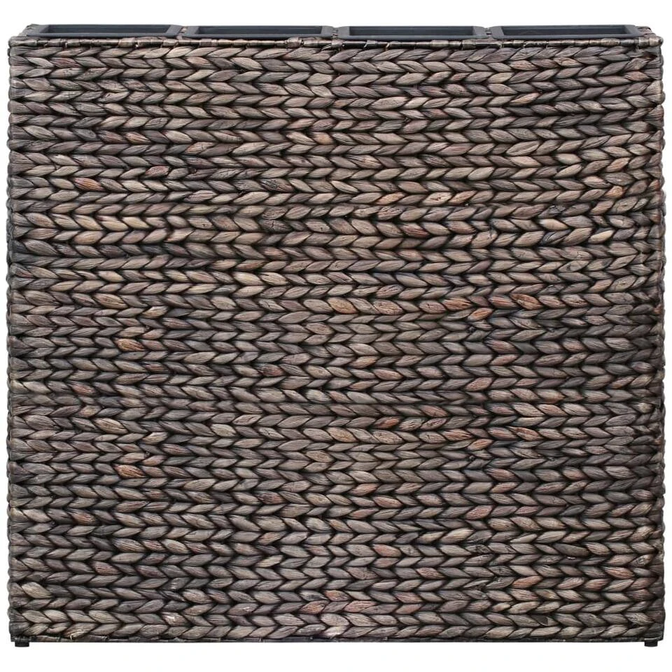 VidaXL Plantenbak Verhoogd Met 4 Potten Waterhyacint Bruin 5 VidaXL Plantenbak Verhoogd Met 4 Potten Waterhyacint Bruin - Afbeelding 3