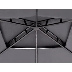 Beliani Tuinpaviljoen NARO - Grijs Staal -Tuin & Buiten 42e02b4c0f4644a896821ae986980949