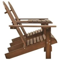 VidaXL Tuinstoelen Adirondack Met Tafeltje Massief Vurenhout Bruin 7 VidaXL Tuinstoelen Adirondack Met Tafeltje Massief Vurenhout Bruin -Tuin & Buiten 45d705bd6c064de693a0299f9bb009e8