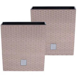 Prosperplast Plantenbak Rato - Taupe - Rotan - Kunststof - 40 Cm 8 Prosperplast Plantenbak Rato - Taupe - Rotan - Kunststof - 40 Cm -Tuin & Buiten 498a5c144502485b8d9a0431409ab3d4