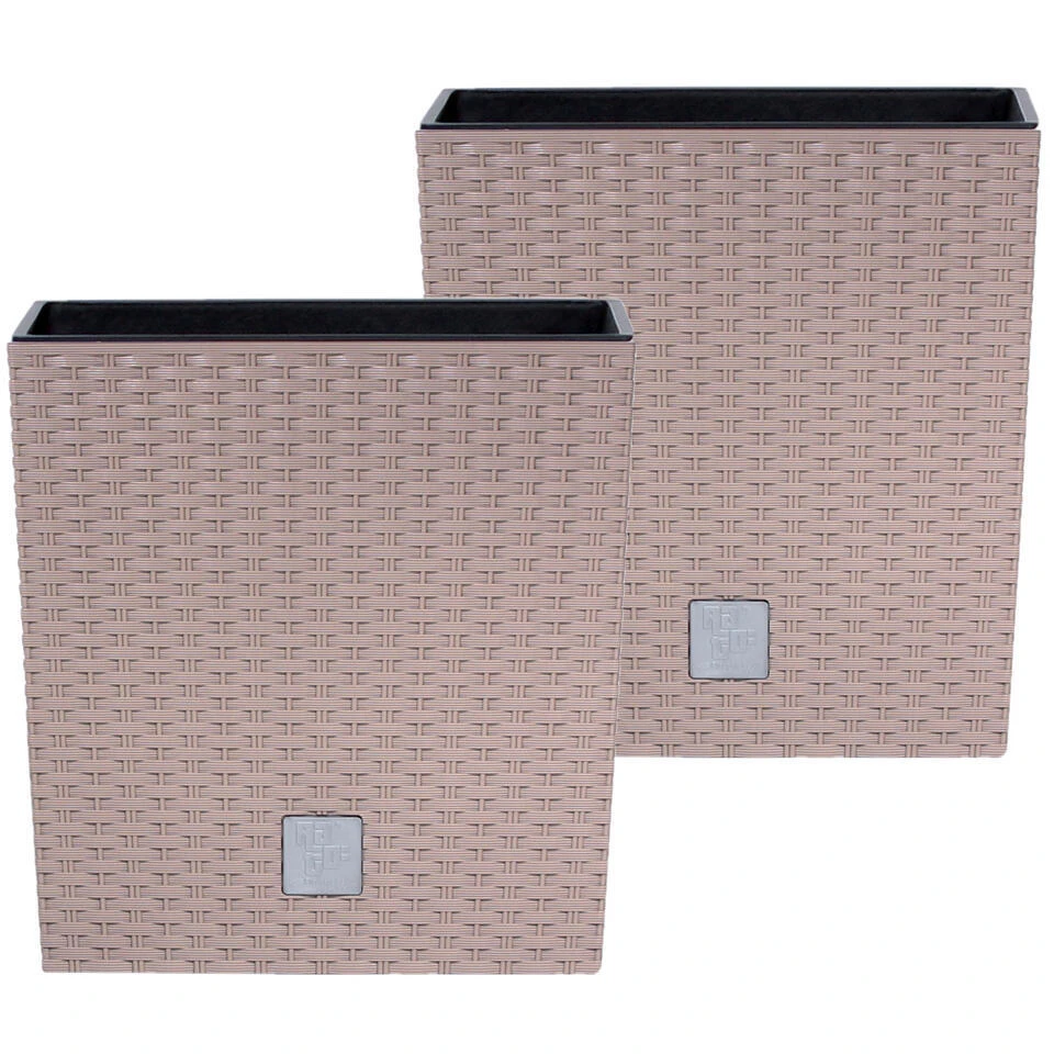 Prosperplast Plantenbak Rato - Taupe - Rotan - Kunststof - 40 Cm 5 Prosperplast Plantenbak Rato - Taupe - Rotan - Kunststof - 40 Cm - Afbeelding 3