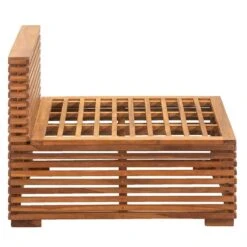 Le Sud Midden Fauteuil Cèvennes - Bruin - 81x73x60 Cm -Tuin & Buiten 50104002 8000