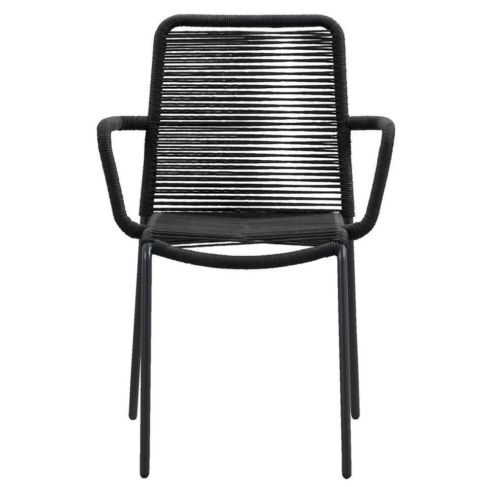 Le Sud Stapelstoel Lunas - Zwart 4 Le Sud Stapelstoel Lunas - Zwart - Afbeelding 2