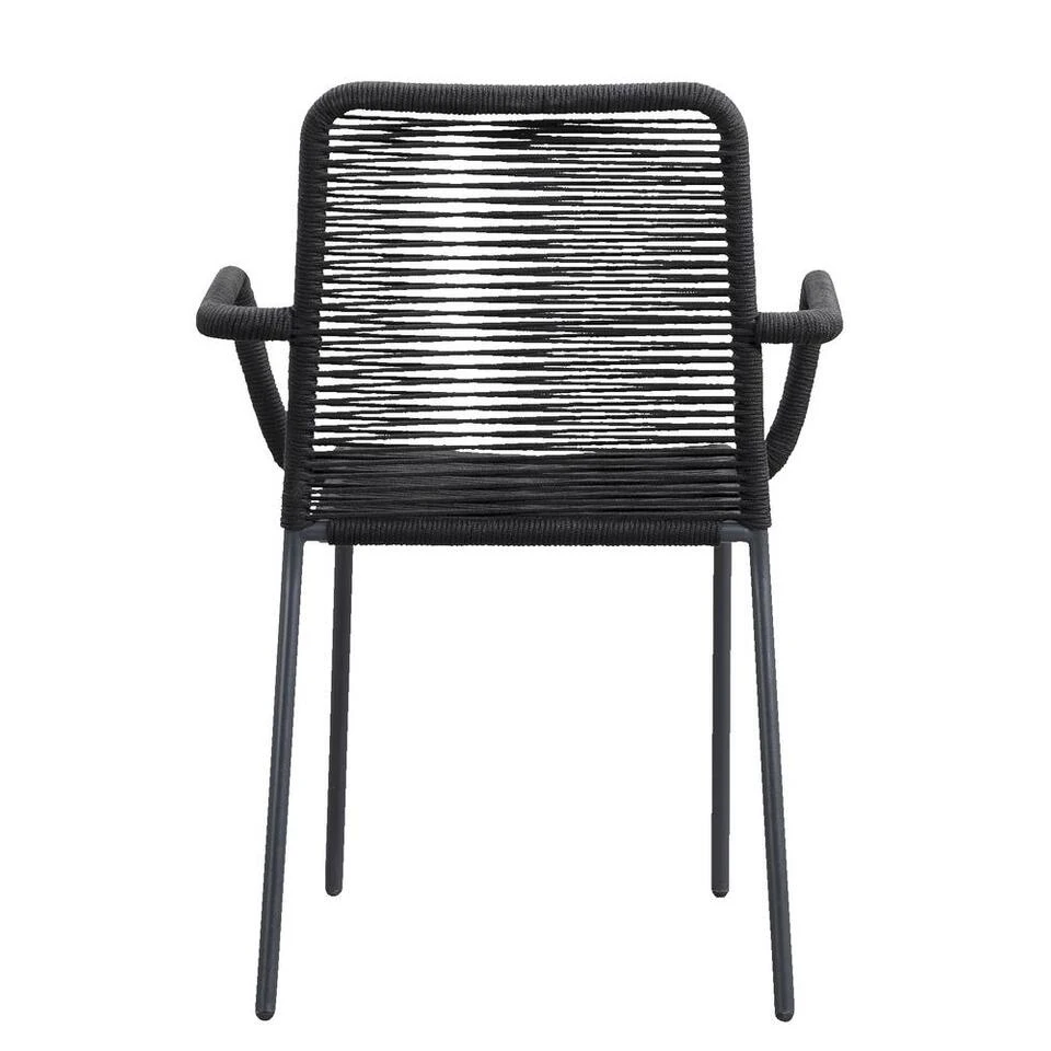 Le Sud Stapelstoel Lunas - Zwart 5 Le Sud Stapelstoel Lunas - Zwart - Afbeelding 3