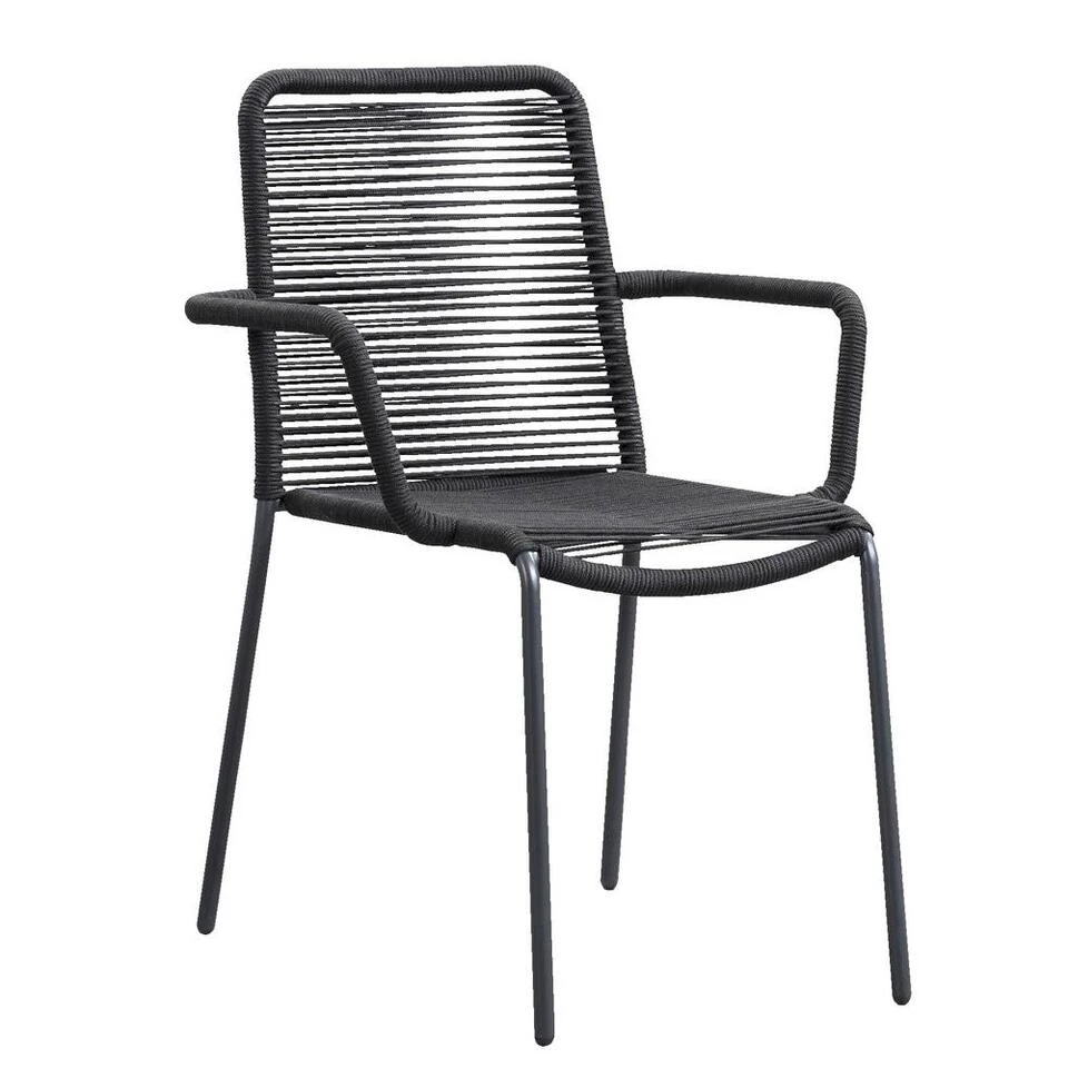 Le Sud Stapelstoel Lunas - Zwart 3 Le Sud Stapelstoel Lunas - Zwart