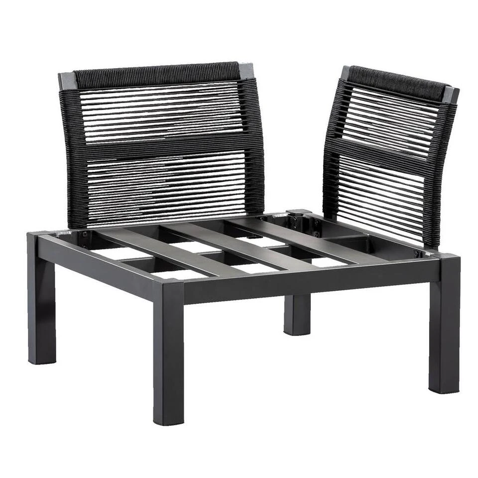 Le Sud Loungestoel Hoekelement Ardeche - Grijs - 78x78x66 Cm 3 Le Sud Loungestoel Hoekelement Ardeche - Grijs - 78x78x66 Cm