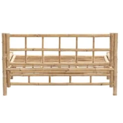 Palletbank Tarifa Bamboe - Naturel - 120x85x66 Cm -Tuin & Buiten 50205502 0900