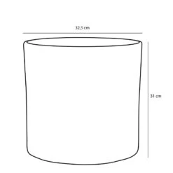 Mica Decorations Era Bloempot - H31 X Ø32,5 Cm - Donkergrijs 8 Mica Decorations Era Bloempot - H31 X Ø32,5 Cm - Donkergrijs -Tuin & Buiten 5b63e491eb0e4077ba69316479c7198c