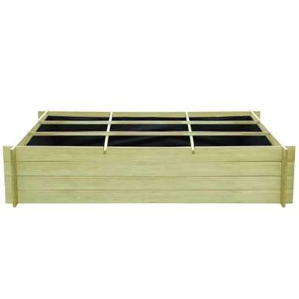 VidaXL Plantenbak 197x100x40 Cm Geïmpregneerd Grenenhout 4 VidaXL Plantenbak 197x100x40 Cm Geïmpregneerd Grenenhout - Afbeelding 2