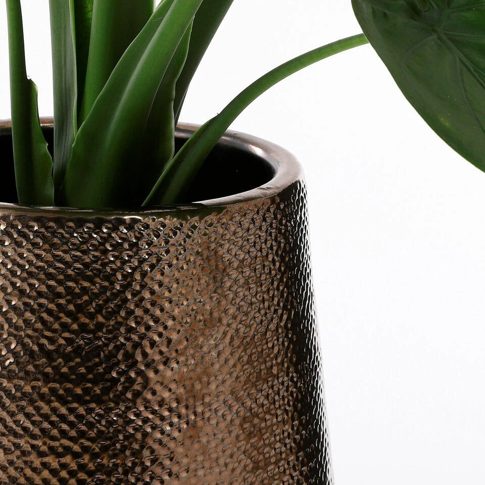 Mica Decorations Bloempot Gabriel - Bronskleurig - Keramiek - 35 Cm 4 Mica Decorations Bloempot Gabriel - Bronskleurig - Keramiek - 35 Cm - Afbeelding 2