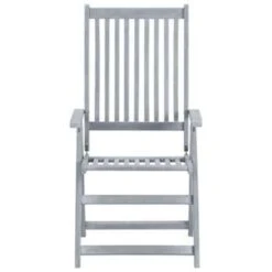 VidaXL Tuinstoelen 2 St Verstelbaar Massief Acaciahout Grijs 8 VidaXL Tuinstoelen 2 St Verstelbaar Massief Acaciahout Grijs -Tuin & Buiten 74672dc1b00d4da6bbfccdd712eb0f00