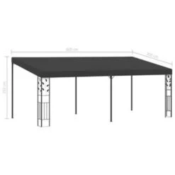 VidaXL Wandprieel 6x3x2,5 M Antraciet 8 VidaXL Wandprieel 6x3x2,5 M Antraciet -Tuin & Buiten 756196d2a6e840d0be61632935e47a3f