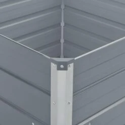 VidaXL Plantenbak Verhoogd 100x100x77 Cm Gegalvaniseerd Staal Grijs 9 VidaXL Plantenbak Verhoogd 100x100x77 Cm Gegalvaniseerd Staal Grijs -Tuin & Buiten 99ff8a0c369d4f7db0c5669aa803ad7b