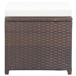 VidaXL Tuinkrukken 2 St Met Kussens Poly Rattan Bruin 9 VidaXL Tuinkrukken 2 St Met Kussens Poly Rattan Bruin -Tuin & Buiten 9d190c230ac54577bd86639353f75a46