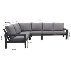 VDG Montana/Jersey Deluxe Aluminium Loungeset -Tuin & Buiten 9d8232a63e7e4b7a9e03e27a26a7cd0e
