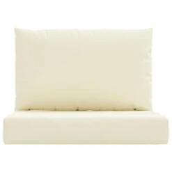 VidaXL Palletkussens 2 St Oxford Stof Crèmewit -Tuin & Buiten a0cfa86de65a47999738a9c1ddf46c75