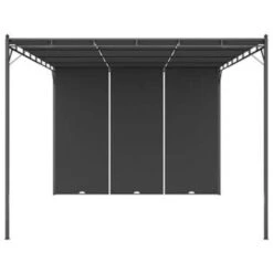VidaXL Tuinprieel Met Zijgordijn 4x3x2,25 M Antraciet -Tuin & Buiten a0f357ee0b21470fb350e2d1bc9ea7dd