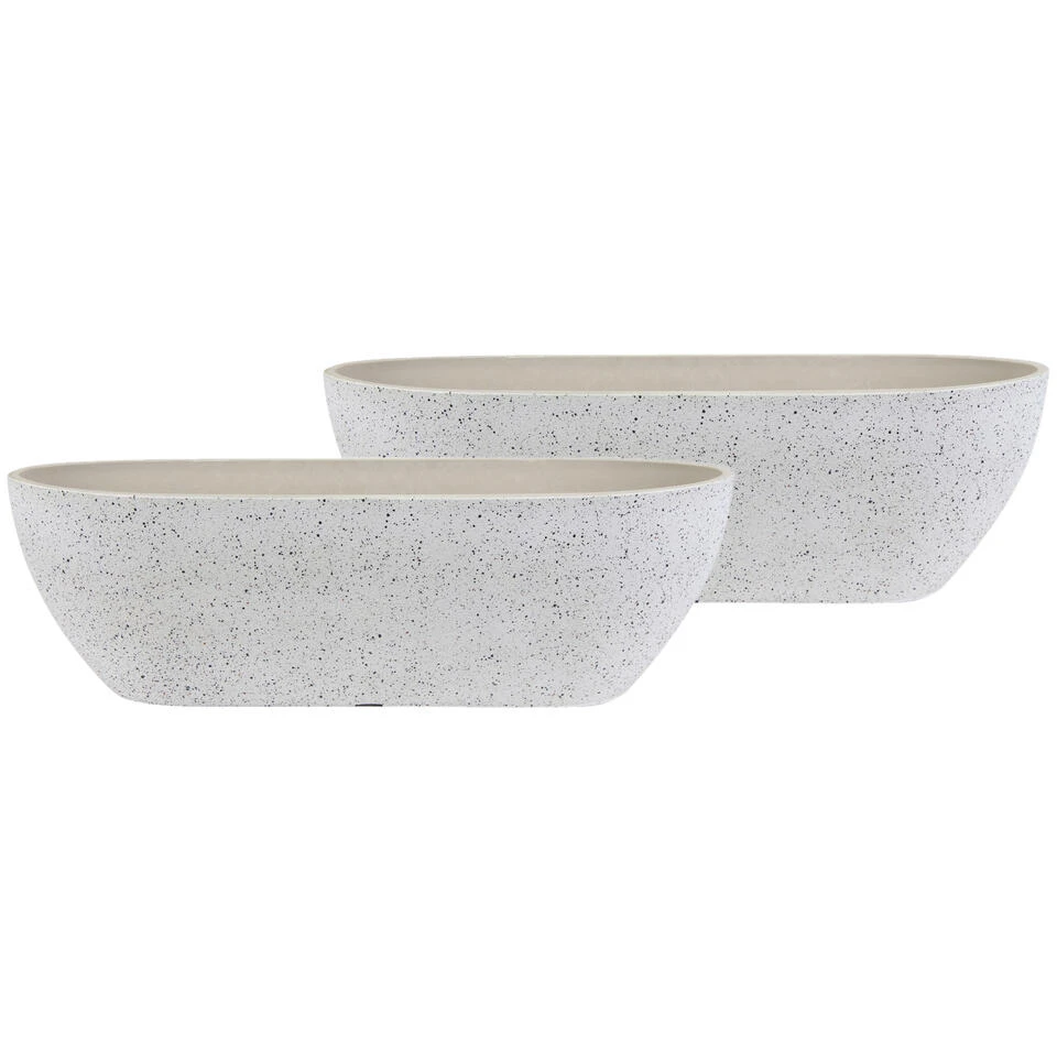 Ter Steege Plantenbak - Balkon - Kunststof - Wit - 55 X 16 Cm 5 Ter Steege Plantenbak - Balkon - Kunststof - Wit - 55 X 16 Cm - Afbeelding 3