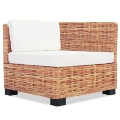 VidaXL Loungeset Natuurlijk Rattan 14-delig -Tuin & Buiten ae0095b0d17c449ea9014a91ba595254
