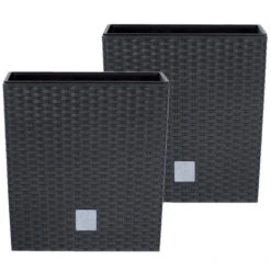 Prosperplast Plantenbak Rato - Antraciet - Rotan - Kunststof - 26 Cm 8 Prosperplast Plantenbak Rato - Antraciet - Rotan - Kunststof - 26 Cm -Tuin & Buiten c0332d4316d84ed2b1224bc16f833249 1