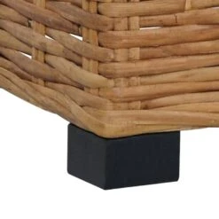 VidaXL Voetensteun Met Kussen Natuurlijk Rattan -Tuin & Buiten c43b1e2eaab64d4a8abada303a476c28