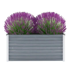 VidaXL Plantenbak Verhoogd 100x40x45 Cm Gegalvaniseerd Staal Grijs 7 VidaXL Plantenbak Verhoogd 100x40x45 Cm Gegalvaniseerd Staal Grijs -Tuin & Buiten c7049d1777a14e70bff86345c47aa735
