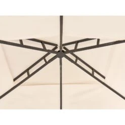 Beliani Tuinpaviljoen NARO - Beige Staal 9 Beliani Tuinpaviljoen NARO - Beige Staal -Tuin & Buiten cddbf09e9b5d4303baeed7cf7379940d