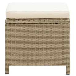VidaXL Tuinkrukken 2 St Met Kussens Poly Rattan Beige -Tuin & Buiten ce53291b62ab4ca38b625c3320df09e6