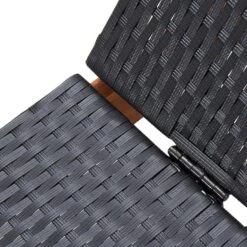 VidaXL Ligbed Poly Rattan En Massief Acaciahout -Tuin & Buiten d1a84c8257d24f8ab8f88f260b9b3930