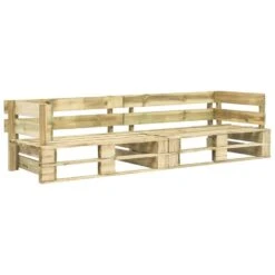 VidaXL 2-delige Loungeset Pallet Met Grijze Kussens Grenenhout 8 VidaXL 2-delige Loungeset Pallet Met Grijze Kussens Grenenhout -Tuin & Buiten d3bb565a01cd42dfb669175428bd7883