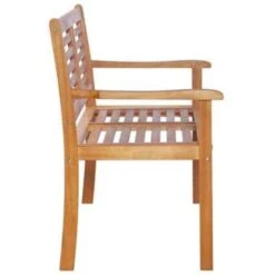 VidaXL Tweezits Tuinbank 120 Cm Massief Eucalyptushout -Tuin & Buiten d89de45757b645d6849c9520f118f6dc