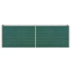 VidaXL Plantenbak Verhoogd 240x40x77 Cm Gegalvaniseerd Staal Groen -Tuin & Buiten db81257179ce41f3a4d349457126e33c