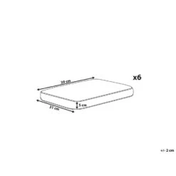 Beliani Zitkussen TOLVE - Geel Polyester -Tuin & Buiten e136c7a162624ace8989010a416bf81c 1
