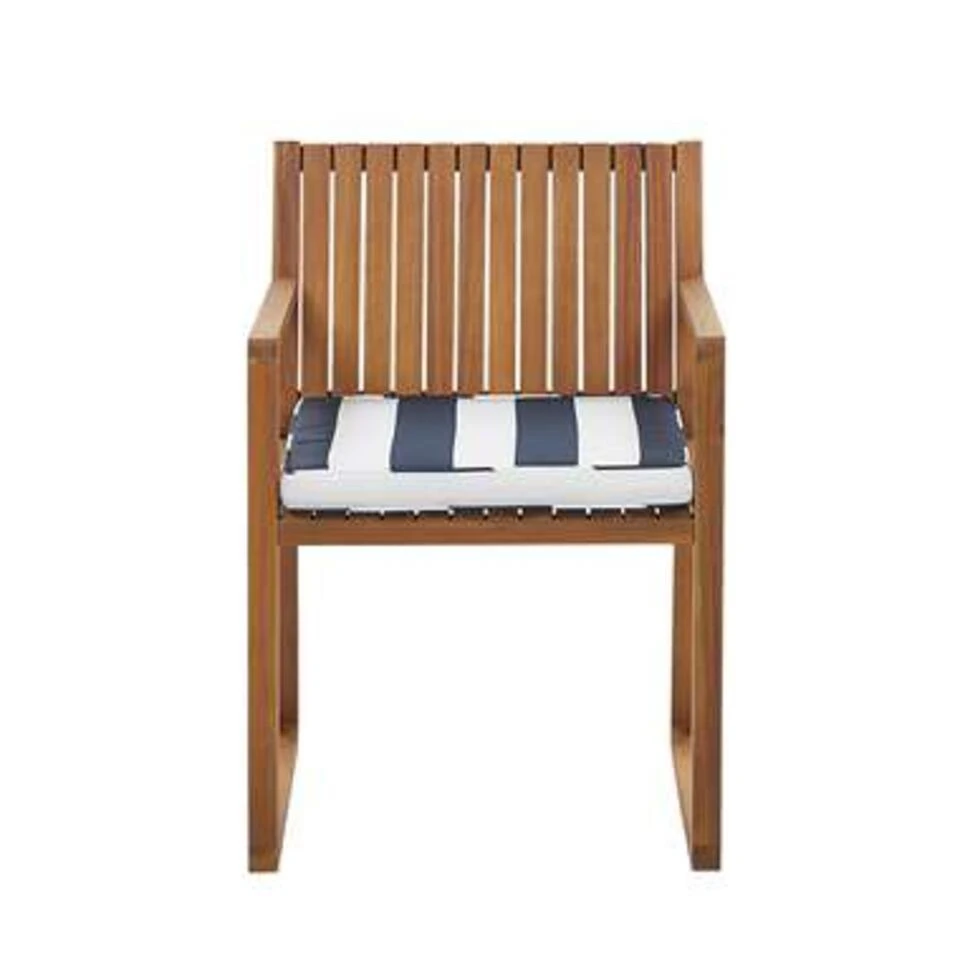 Beliani Zitkussen SASSARI - Blauw Polyester 4 Beliani Zitkussen SASSARI - Blauw Polyester - Afbeelding 2